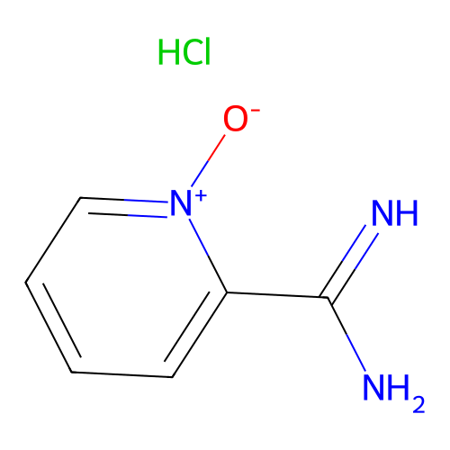 2-Carbamimidoylpyridine 1-oxide hydrochloride structure