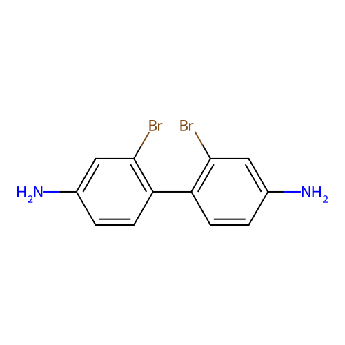 4,4'-Diamino-2,2'-dibromobiphenyl structure