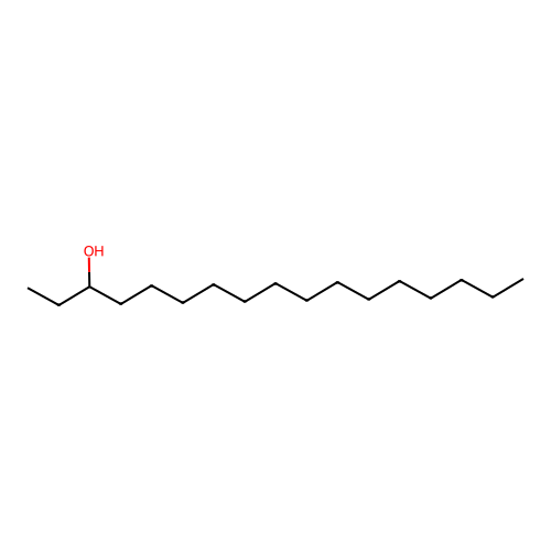 3-Heptadecanol structure
