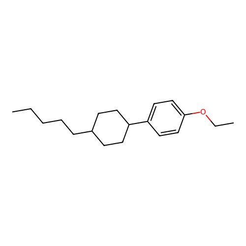 1-(trans-4-Pentylcyclohexyl)-4-ethoxybenzene structure