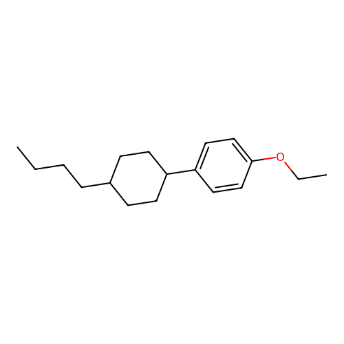 trans-1-(4-Butylcyclohexyl)-4-ethoxybenzene structure