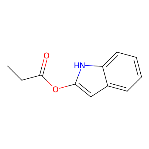 1H-Indol-2-yl propionate structure