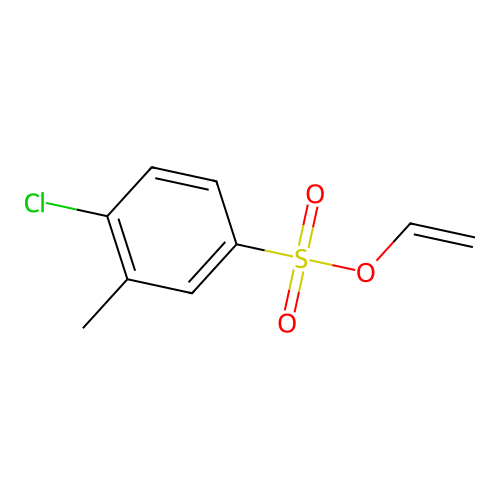 Vinyl 6-chlorotoluene-3-sulphonate structure