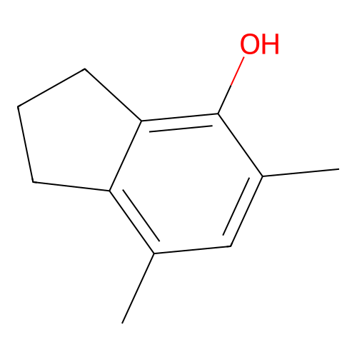 5,7-Dimethylindan-4-ol structure