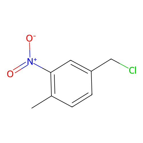 4-(Chloromethyl)-2-nitrotoluene structure