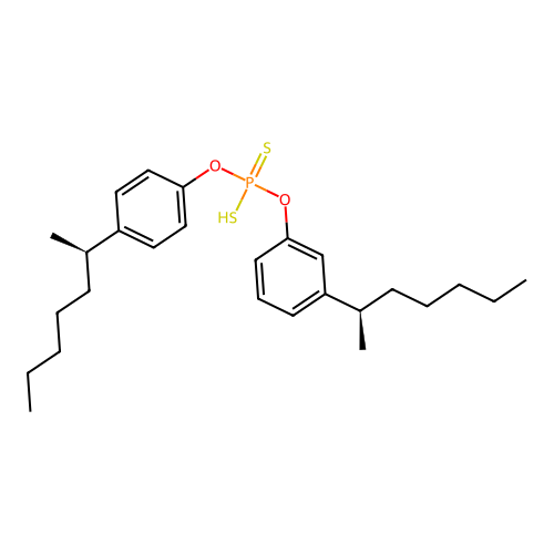 Phenol, (1-methylhexyl)-, 1,1'-(hydrogen phosphorodithioate) structure