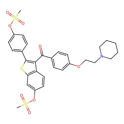 Raloxifene Impurity 8 structure