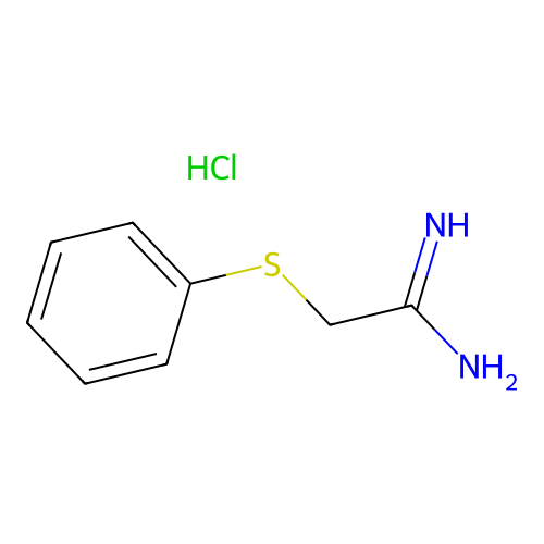 2-(Phenylthio)ethanimidamide hydrochloride structure