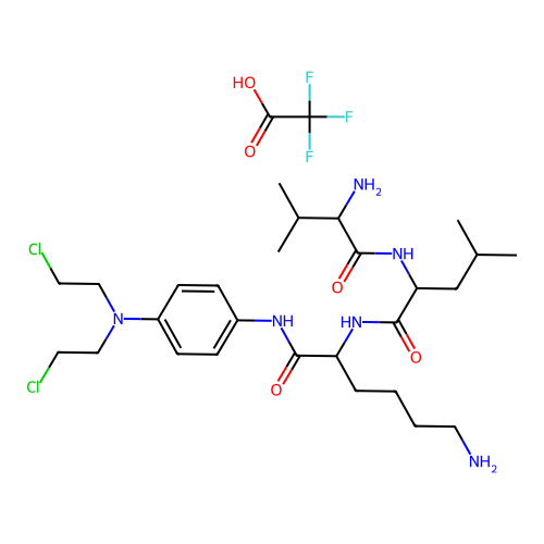 L-Lysinamide, bis(trifluoroacetate) structure