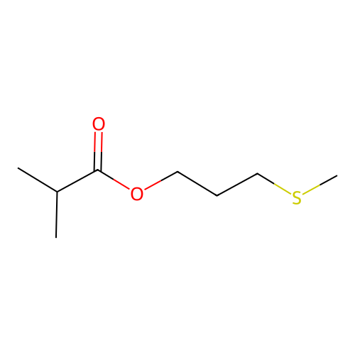 3-(Methylthio)propyl isobutyrate structure