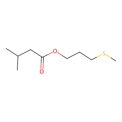 3-(Methylthio)propyl isovalerate structure