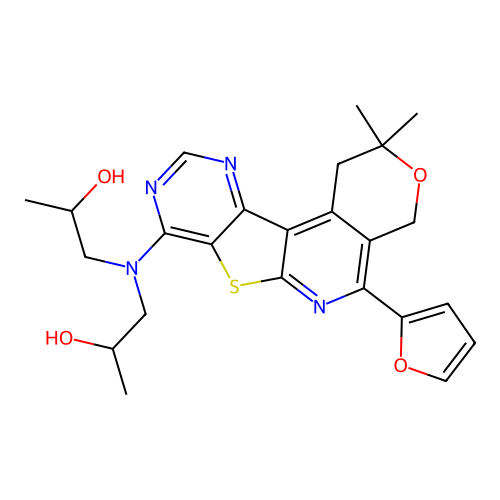 C24H28N4O4S structure