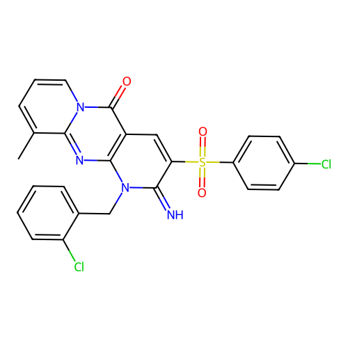 C25H18Cl2N4O3S structure