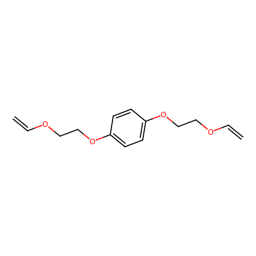 1,4-Bis(2-(vinyloxy)ethoxy)benzene structure
