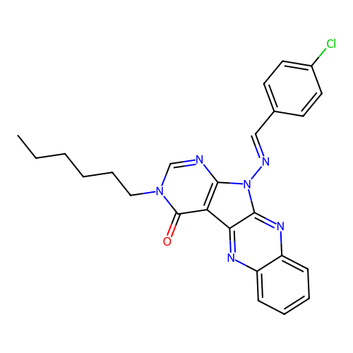 C25H23ClN6O structure