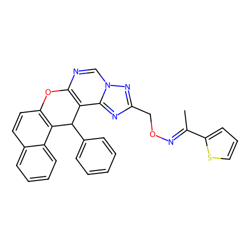 C29H21N5O2S structure