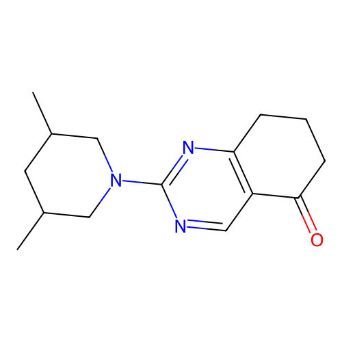2-(3,5-dimethylpiperidin-1-yl)-7,8-dihydroquinazolin-5(6H)-one structure