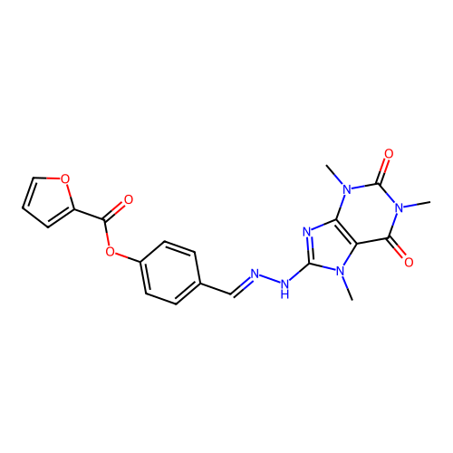 C20H18N6O5 structure