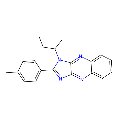 3-Butan-2-yl-2-(4-methylphenyl)imidazo[4,5-b]quinoxaline structure