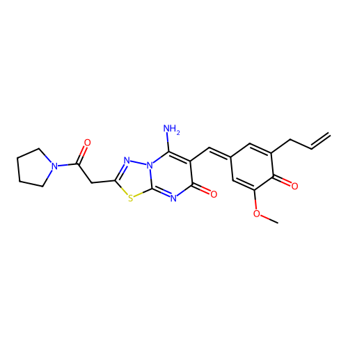 C22H23N5O4S structure