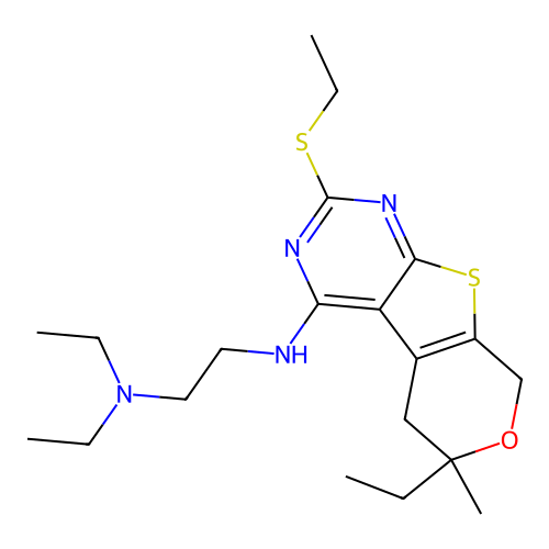 C20H32N4OS2 structure