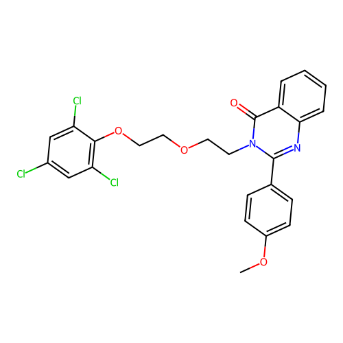 C25H21Cl3N2O4 structure