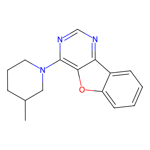 4-(3-Methylpiperidin-1-yl)[1]benzofuro[3,2-d]pyrimidine structure