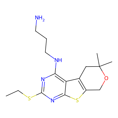 C16H24N4OS2 structure