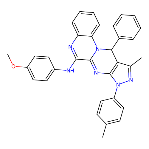 C33H28N6O structure