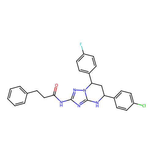 C26H23ClFN5O structure