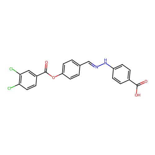 C21H14Cl2N2O4 structure