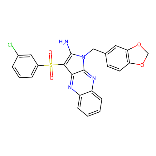 C24H17ClN4O4S structure