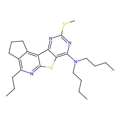 C24H34N4S2 structure