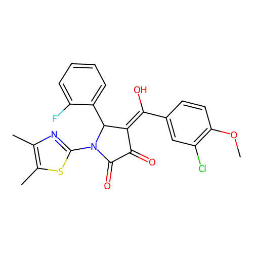 C23H18ClFN2O4S structure