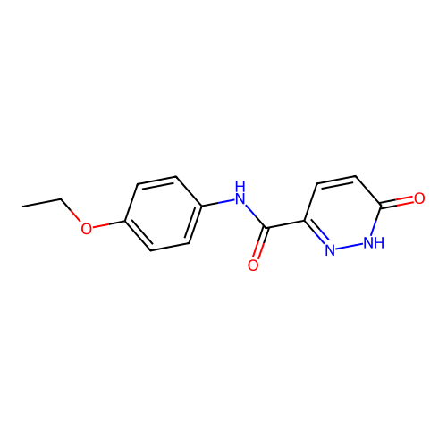N-(4-ethoxyphenyl)-6-oxo-1,6-dihydropyridazine-3-carboxamide structure