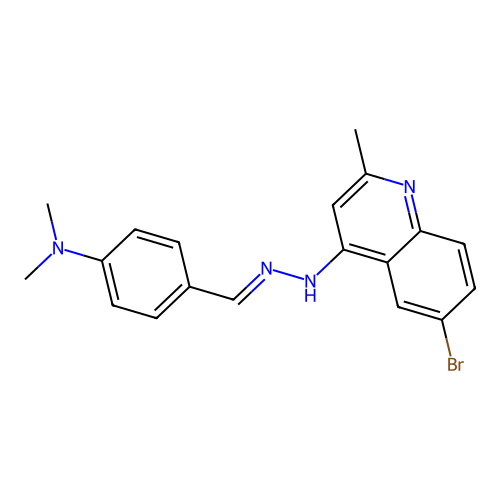 C19H19BrN4 structure