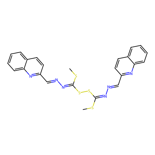 1-methylsulfanyl-1-[[C-methylsulfanyl-N-(quinolin-2-ylmethyl structure