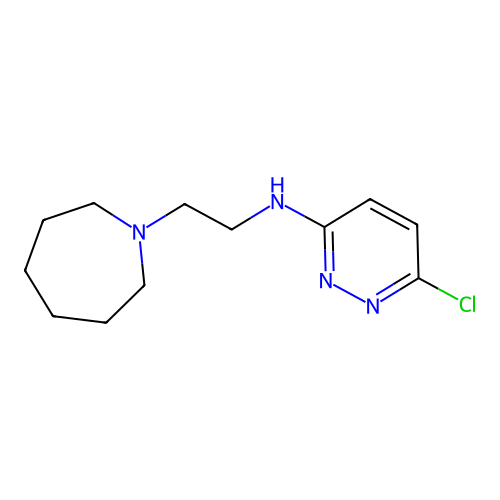 N-[2-(azepan-1-yl)ethyl]-6-chloropyridazin-3-amine structure