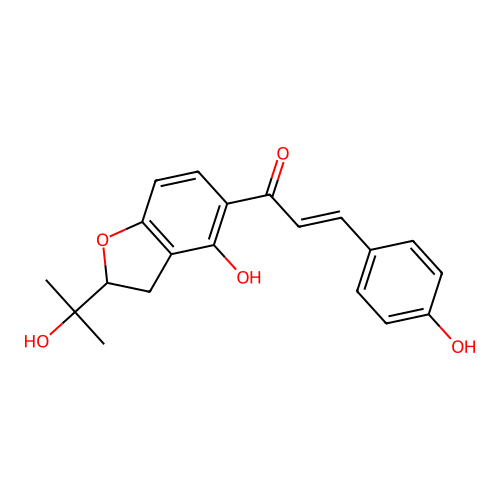Bakuchalcone structure