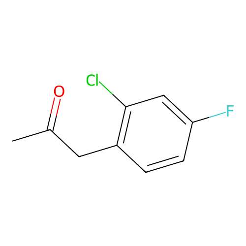 1-(2-Chloro-4-fluorophenyl)propan-2-one structure