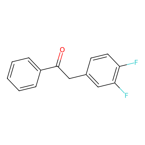 2-(3,4-Difluorophenyl)-1-phenylethanone structure