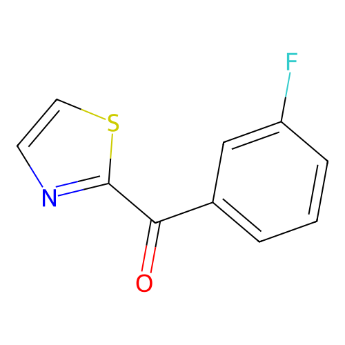 2-(3-Fluorobenzoyl)thiazole structure