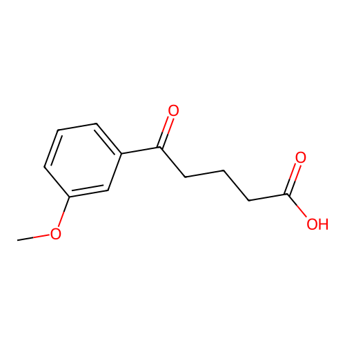 5-(3-Methoxyphenyl)-5-oxovaleric acid structure