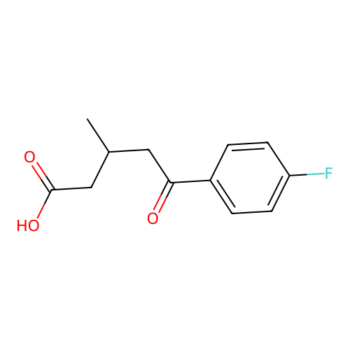 5-(4-Fluorophenyl)-3-methyl-5-oxovaleric acid structure
