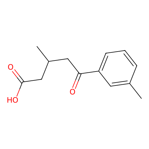 3-Methyl-5-(3-methylphenyl)-5-oxovaleric acid structure