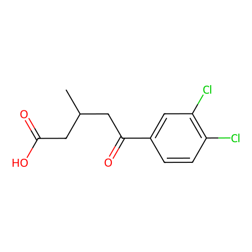 5-(3,4-Dichlorophenyl)-3-methyl-5-oxovaleric acid structure