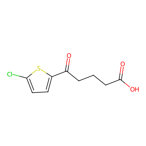 5-(5-Chloro-2-thienyl)-5-oxovaleric acid structure