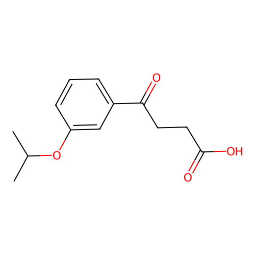 4-oxo-4-(3-propan-2-yloxyphenyl)butanoic Acid structure