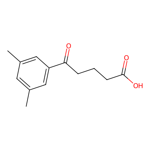 5-(3,5-Dimethylphenyl)-5-oxovaleric acid structure