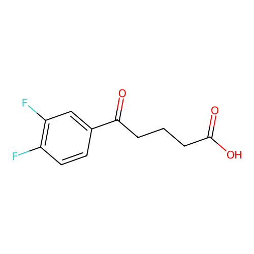 5-(3,4-Difluorophenyl)-5-oxovaleric acid structure